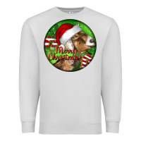 Dove Grey Nubian Goat Christmas Premium Sweatshirt - LillyAllenDesigns