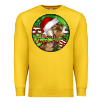 Lemon Nubian Goat Christmas Premium Sweatshirt - LillyAllenDesigns
