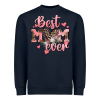 Navy Best mom ever Mother's Day Heavyweight Sweatshirt - CowGirlArtShop