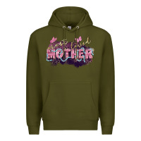 Army Green Most loved mother Mother's Day Premium Hoodie - FaDigitalArtStudio