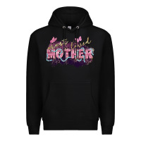 Black Most loved mother Mother's Day Premium Hoodie - FaDigitalArtStudio