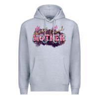 Heather Grey Most loved mother Mother's Day Premium Hoodie - FaDigitalArtStudio