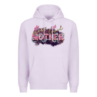 Lilac Most loved mother Mother's Day Premium Hoodie - FaDigitalArtStudio