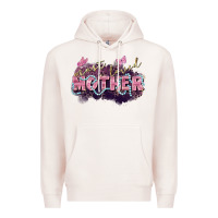 Pale Pink Most loved mother Mother's Day Premium Hoodie - FaDigitalArtStudio