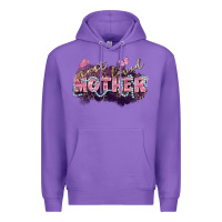 Purple Most loved mother Mother's Day Premium Hoodie - FaDigitalArtStudio