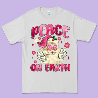 Peace On Earth Premium Tee Designed By Maliassmallbusiness