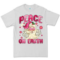 Dove Grey peace on earth Premium Tee - MaliasSmallBusiness