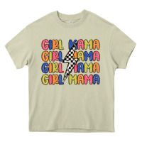 Mossy girl mama lightning bolt Heavy Core Tee - MaliasSmallBusiness