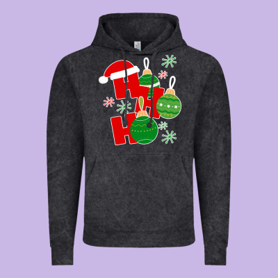 Christmas Ho Ho Ho Vintage Hoodie Designed By Bettercallsaul