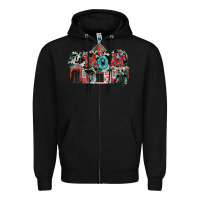 Black Mom cow Mother's Day Zipper Hoodie - FaDigitalArtStudio