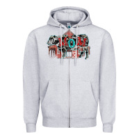 Heather Grey Mom cow Mother's Day Zipper Hoodie - FaDigitalArtStudio