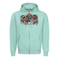 Seafoam Mom cow Mother's Day Zipper Hoodie - FaDigitalArtStudio