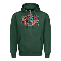 Sports Green Mom cow Mother's Day Zipper Hoodie - FaDigitalArtStudio