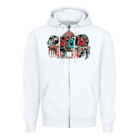 White Mom cow Mother's Day Zipper Hoodie - FaDigitalArtStudio