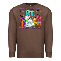 Chestnut respiratory therapist halloween humor Premium Sweatshirt - CowhideDigitalArt