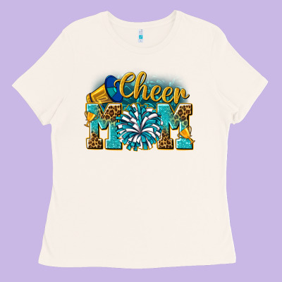 Cheer Mom Ladies Tee Designed By Nancycooperartshop