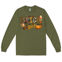 Army Green Spice girl Long Sleeve Tee - NancyCooperArtShop