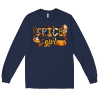 Navy Spice girl Long Sleeve Tee - NancyCooperArtShop