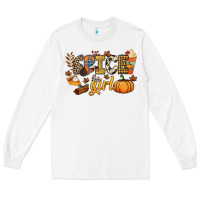 White Spice girl Long Sleeve Tee - NancyCooperArtShop