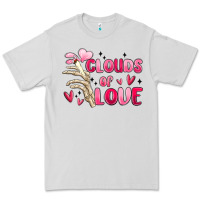Dove Grey clouds of love Premium Tee - MaliasSmallBusiness
