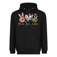 Black Peace love Easter Heavyweight Hoodie - LillyAllenDesigns