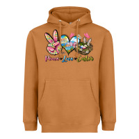 Peace Love Easter Heavyweight Hoodie | Teevron