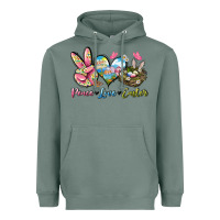 Sage Peace love Easter Heavyweight Hoodie - LillyAllenDesigns