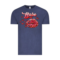 Vintage Denim babe with kiss Vintage Tee - RanaPortraitStore