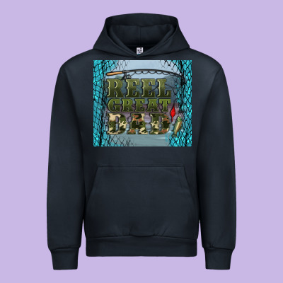 Reel Great Dad Urban Hoodie Designed By Artiststas