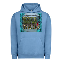 Pigment Pebble Blue reel great dad Urban Hoodie - Artiststas