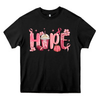 Black breast cancer awareness hope Heavy Core Tee - MaliasSmallBusiness