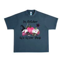 Midnight Navy in october we wear pink Urban Heavy Tee - RanaPortraitStore
