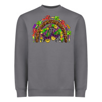 Storm Mardi Gras rainbow Heavyweight Sweatshirt - HowdyJamesFarm