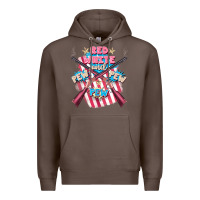 Red White And Pew Pew Pew Premium Hoodie | Teevron