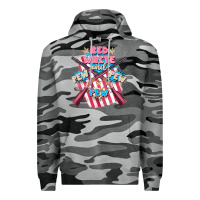 Slate Camo Red white and pew pew pew Premium Hoodie - FaDigitalArtStudio