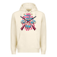 Tofu Red white and pew pew pew Premium Hoodie - FaDigitalArtStudio