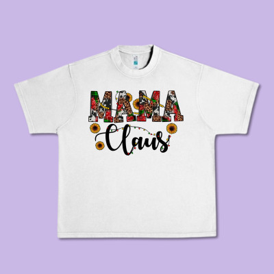 Mama Claus Urban Heavy Tee Designed By Jahusdesignshop