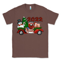Chestnut happy new year 2022 christmas truck with american flag Classic Tee - Jasminsmagicworld