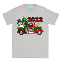 Moon Dust happy new year 2022 christmas truck with american flag Classic Tee - Jasminsmagicworld