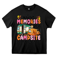 Black making memories one campsite at a time Heavy Core Tee - MaliasSmallBusiness