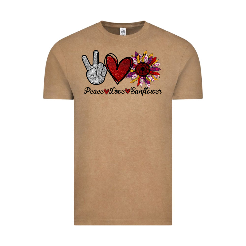 Peace Love Sunflower Vintage Tee by Bettercallsaul | Teevron