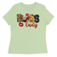 Matcha boss lady with money Ladies Tee - NancyCooperArtShop