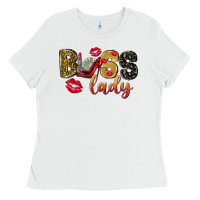 White boss lady with money Ladies Tee - NancyCooperArtShop