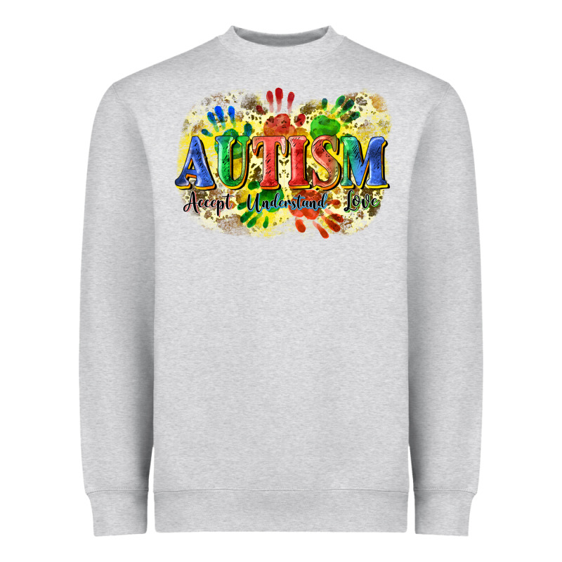 Autism Accept Understand Love Heavyweight Sweatshirt by CowGirlArtShop | Teevron