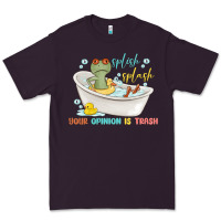 Plum splash splash your opinion is trash Premium Tee - MaliasSmallBusiness