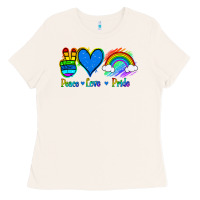 Bone Peace Love Pride Ladies Tee - Jasminsmagicworld