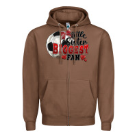 Chestnut little sister biggest fan soccer Zipper Hoodie - FaDigitalArtStudio