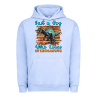 Pigment Grape Ice just a boy who loves baby spinosaurus Urban Hoodie - Artiststas