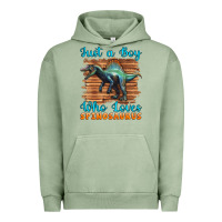 Just A Boy Who Loves Baby Spinosaurus Urban Hoodie | Teevron