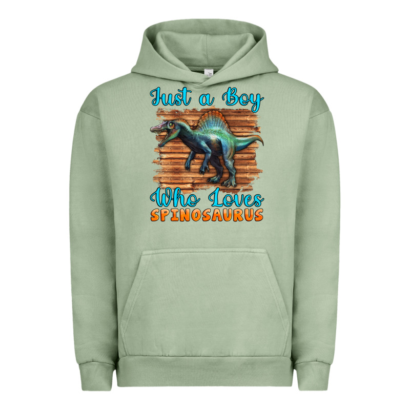 Just A Boy Who Loves Baby Spinosaurus Urban Hoodie by Artiststas | Teevron